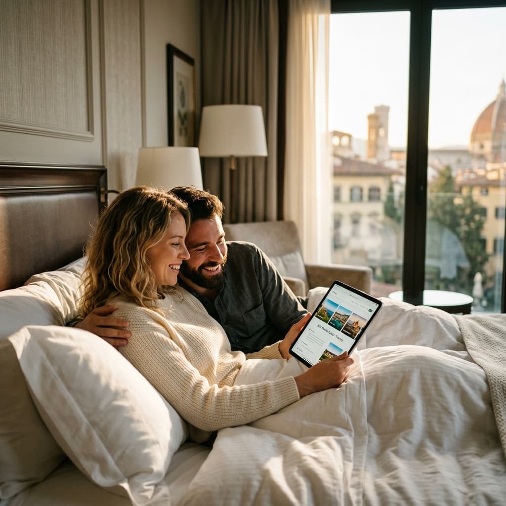 Gast bucht Hotelzimmer direkt über einen KI-Concierge