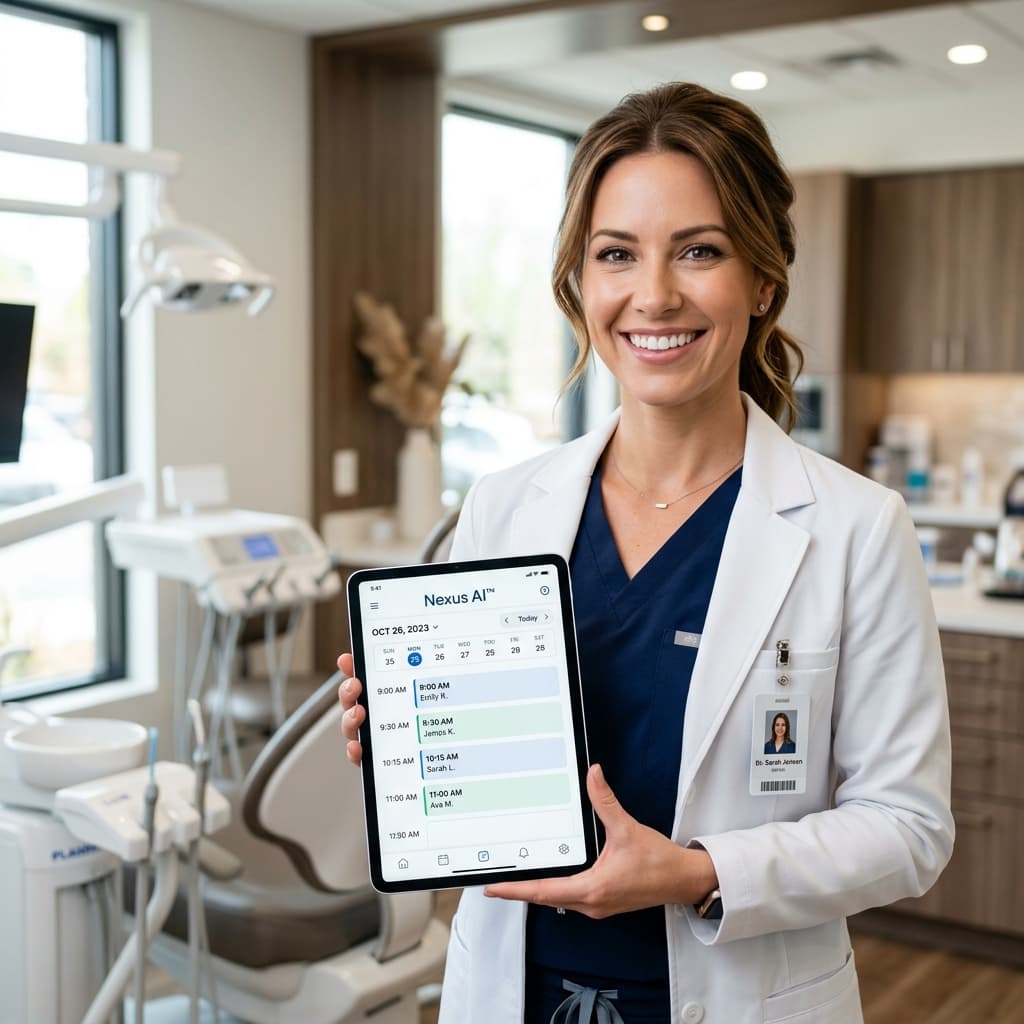 Modern tandläkarmottagning med Nexus AI™ integration